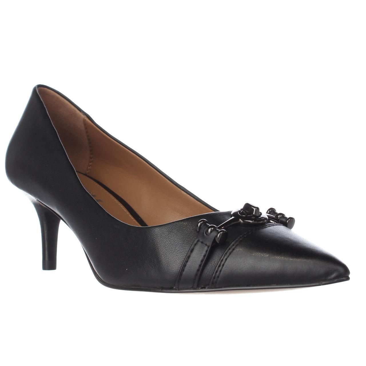 coach kitten heel pumps