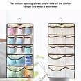 thumbnail image 3 of Hanging Closet Organizer Space Saving Storage Holder Underwear Storage Holder Hanging Underwear Organizer for Home, 3 of 14