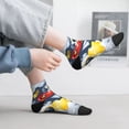 thumbnail image 2 of Pofeuu Astronaut And Space Print 30cm Socks, Adult Running Hiking Socks for Youth and Adult, 2 of 7
