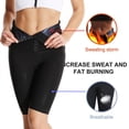 thumbnail image 2 of Pantalones Cortos De Sauna Para Mujer, Pantalones De Yoga Para Mujer, Pantalones Cortos De Fitness Ajustables Y Cómodos Con Triple Botonadura Para Moldear El Cuerpo Moyic OD015156-06, 2 of 6
