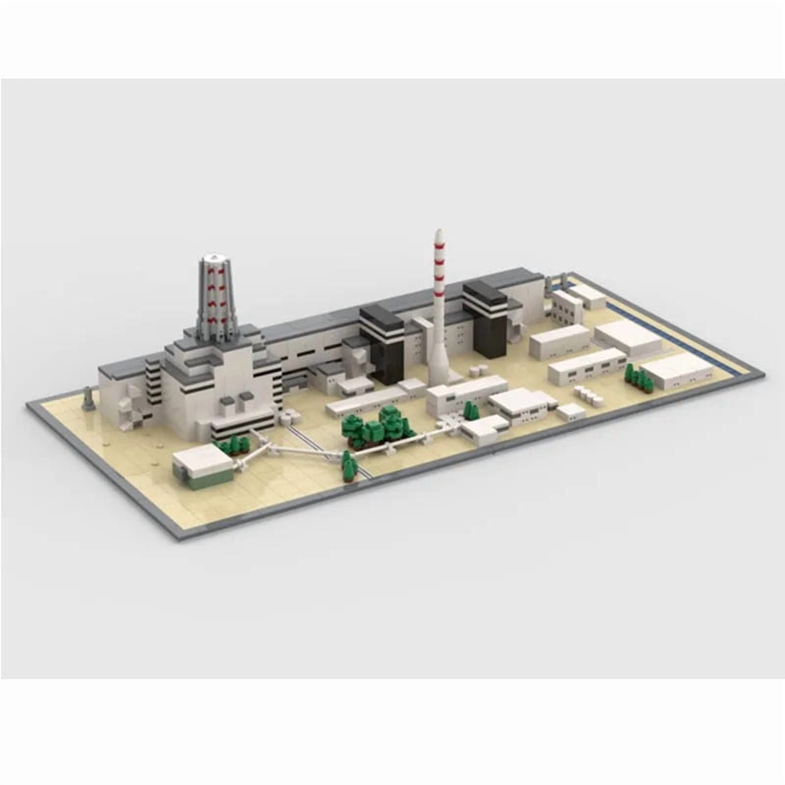 Chernobyl Nuclear Power Plant Building Blocks MOC-124446 Assembly Model Puzzle Bricks Toy Gift Kit 1488pcs