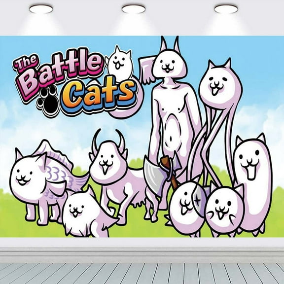 The battle cats Backdrop Banner Party Supplies Poster Movie Theme Background for Photography Birthday Decorations