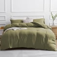 thumbnail image 1 of Duvet Cover Queen Piece Prewashed Ultra Soft Queen Bedding Set Features Zipper Closure and Corner Ties Includes Duvet Cover x & Pillowcases No Comforter, 1 of 7