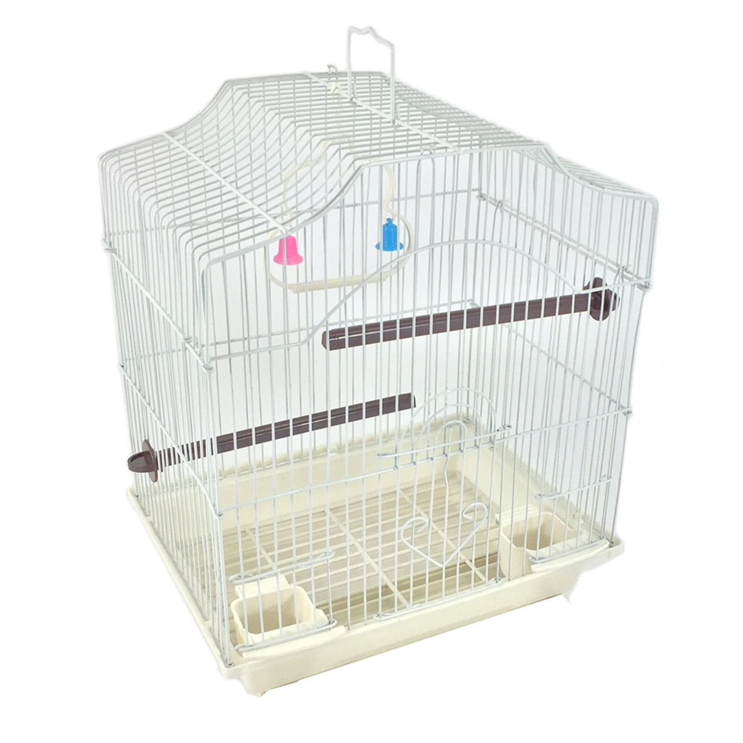 14" Small Parakeet Wire Bird Cage as Bird Travel Cage or