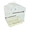 EDMBG 14" Small Parakeet Wire Bird Cage as Bird Travel Cage or Hanging Bird House