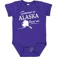 thumbnail image 3 of Inktastic Someone in Alaska Loves Me Boys or Girls Baby Bodysuit, 3 of 5
