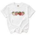 thumbnail image 3 of Vintage Strawberry T-Shirt, Cottagecore Summer Fruit Graphic Tee, 3 of 4