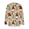 thumbnail image 5 of Sudaderas Navideñas de Cuello Redondo Para Mujer, Camisas Casuales de Manga Larga, Suéter Estampado, Túnica, Tops Odeerbi  ODB205049, 5 of 5