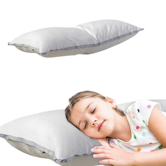 TIMIFIS Cotton Pillows for Sleeping, 20×12" White Bed Pillows for Kids, Soft & Decoration Hotel Quality Pillows for Side, Stomach, Back Sleepers