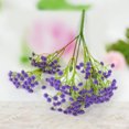thumbnail image 1 of destyer Artificial Flowers Bouquet Bud Stars Simulation Home Wedding Desktop Decration, L, Purple, 1 of 2