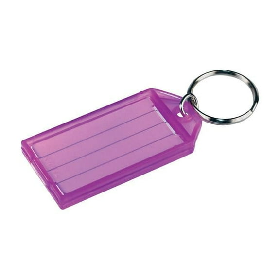 Hillman  Plastic, Metal Labeling & ID Key Ring, Assorted - Pack of 5