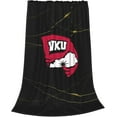 thumbnail image 2 of Western Kentucky University Fleece Blanket, Very Soft Microfiber Flannel Blanket for Couch Warm and Cozy for All Seasons, 2 of 6