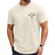 thumbnail image 5 of Camisetas de Manga Larga para las Mujeres de Ajuste Suelto Frontal Pequeño Estampado Superior, Camiseta de Cuello Redondo para Primavera Verano, 5 of 7