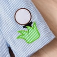 thumbnail image 4 of Little Boy Clothing Set Toddler Baby Golf Cart Print Short Sleeve T-Shirt & Striped Shorts 2-Piece Summer Outfit Toddler Boy Summer Clothes, 4 of 8
