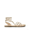 thumbnail image 2 of DREAM PAIRS Lace-up Gladiator Sandals Strappy Dressy Summer Flat Sandals for Women, 2 of 7