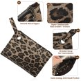 thumbnail image 4 of EeaseCA Sac à Main Léopard Mode Sac à Main Chaud Sac Enveloppe Léopard Chaud Brun Grain Léopard, 4 of 8