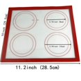 thumbnail image 4 of Makaron Silicone Baking Pad Small Silicone Oven Pad Baking Pad Baking Tool Biscuit Oven Kneading Pad, 4 of 4