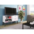 thumbnail image 2 of Practical TV Stand with 2 Open Shelves and 2- Drawers in White, 2 of 2