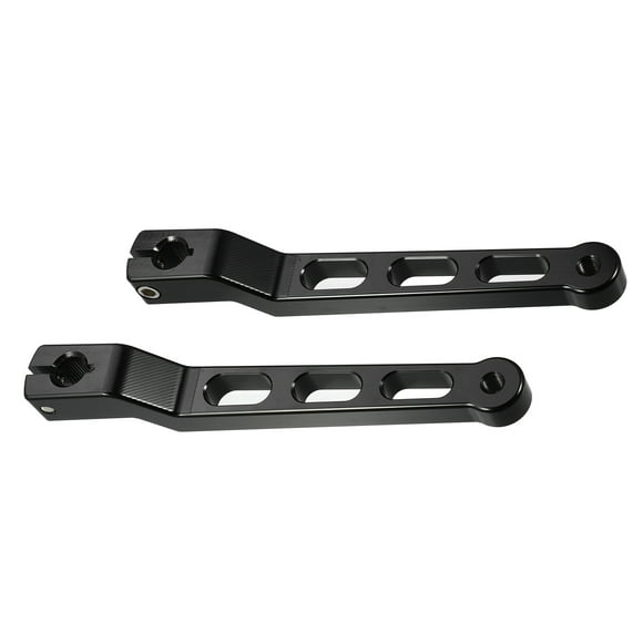 Unique Bargains 1Pair Black Motorcycle Heel Toe Shifter Levers Gear Shift Pedals Arms Fit for Harley Davidson