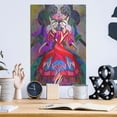 thumbnail image 6 of Luxe Metal Art 'Twin Dances' by Ata Alishahi, Metal Wall Art, 12"x16", 6 of 7