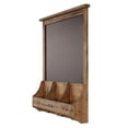 thumbnail image 3 of hometrends Rustic Wood And Chalkboard Wall Mount Organizer with Hooks, 3 of 4