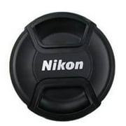 Replacement Snap-On Lens Cap Cover Center Pinch for Nikon AF-P DX NIKKOR 18-55mm f/3.5 G VR Digital Cameras with Leash , Cleaning kit and cap Holder.
