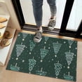 thumbnail image 2 of Dark Green Christmas Tree Pattern Door Rugs,Washable Non Slip Door Mats Indoor,Decorative Door Mats,Entry Mat Indoor for Entrance,Bedroom,Kitchen,Bathroom,20"x32", 2 of 6