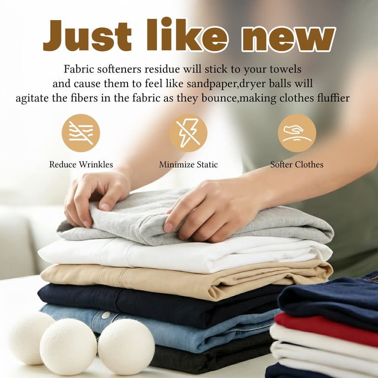 GARITIN Wool Dryer Balls, 6 Pack photo 5