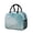 Black, variant on Insulated Lunch Bag for Women, Floral Print Oxford Fabric Lunch Box, Leakproof Thermal Cooler Tote for Work, School & Picnic, Turquoise Marble Pattern