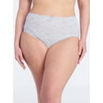 thumbnail image 2 of Joyspun Women's Soft Touch Lace Brief Panties, 4-Pack, Sizes XS-3XL, 2 of 10