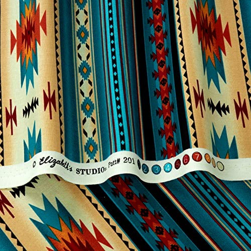 Tucson Stone Turquoise, Fabric by the Yard