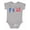 AC-Heather Grey, variant on Happy 250th Anniversary Fourth of July 7-4-26 Boys or Girls Baby Bodysuit