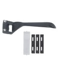thumbnail image 2 of Cuchillo de Corte de Cuero de 3 Cuchillas, Antideslizante de Aleación Duradera, Ligero, Negro, Portátil, AmpliMentO Utilizado para Adelgazar de, 2 of 7