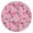 Pink Breast Cancer-1, variant on Dark Purple Cartoon Unicorn Pattern Round Fitted Tablecloth with Elastic Edge,Dining Table Cover Waterproof,Outdoor Round Tablecloth for Camping,Dining,Indoor and Outdoor
