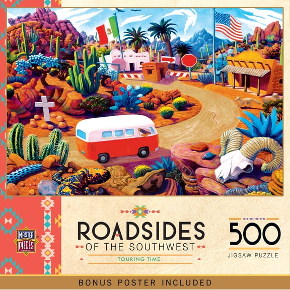 MasterPieces 500 Piece Jigsaw Puzzle for Adults - Touring Time - 15"x21"