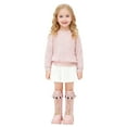 thumbnail image 3 of lnmuld Kids Boots Stylish Korean Girls Ankle Boots Featuring Star Belt Buckle and Gold Laces for Party Events Daily Outfits Size:10-10.5 Years, 3 of 7