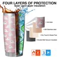 thumbnail image 7 of Hallween Ghosts Cute Spooky Tumbler with Straw, Ghosts Cute Spooky Stainless Steel Double Walled Vacuum Insulated Cup, Spooky Holiday Gifts for Women Men, 7 of 7
