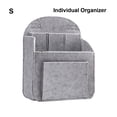 thumbnail image 3 of Yuarrent Mini organizador de mochila de fieltro de alta resistencia y durabilidad para un organizador de mochila de fieltro duradero Almacenamiento y organización del hogar Gris claro S, 3 of 6