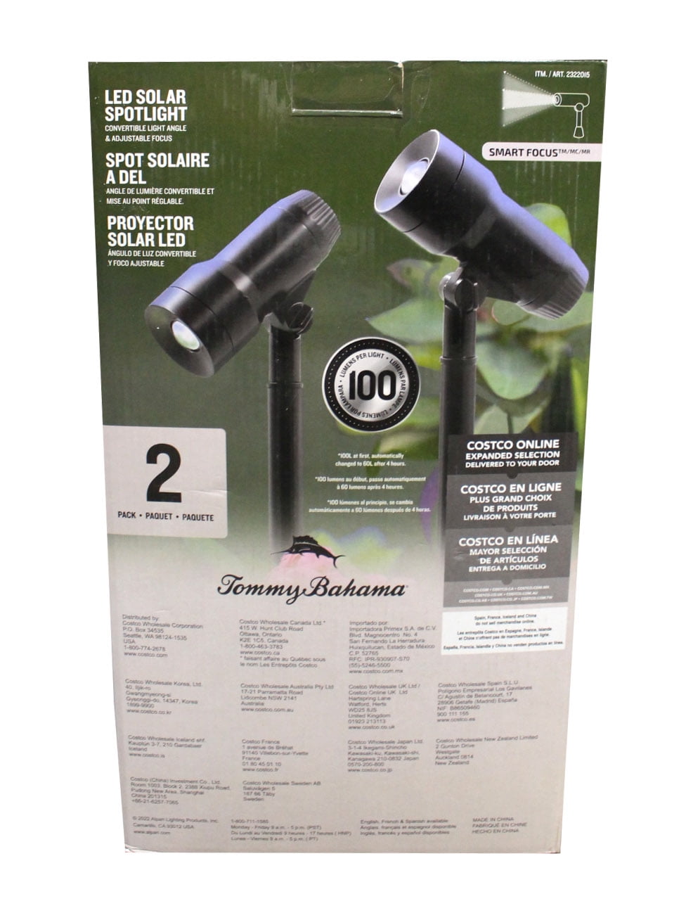 Smart focus sale led solar spotlight