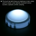 thumbnail image 5 of Uxcell Touch Tap Light LED Push Night Light Battery Powered 3.8inch White 4 Pack, 5 of 5