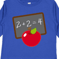 thumbnail image 4 of Inktastic Chalkboard and Apple School Boys or Girls Long Sleeve Toddler T-Shirt, 4 of 5