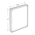 thumbnail image 2 of Azar Displays 104436 Clear Acrylic Magnetic Photo Frame Block 8.5" x 11" Vertical/Horizontal, 2 of 2
