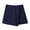 Navy, variant on Ladies' High-Waisted Corduroy A-Line Half Skirt with Unique Hemline Design, Short Wrap Skirt for Women