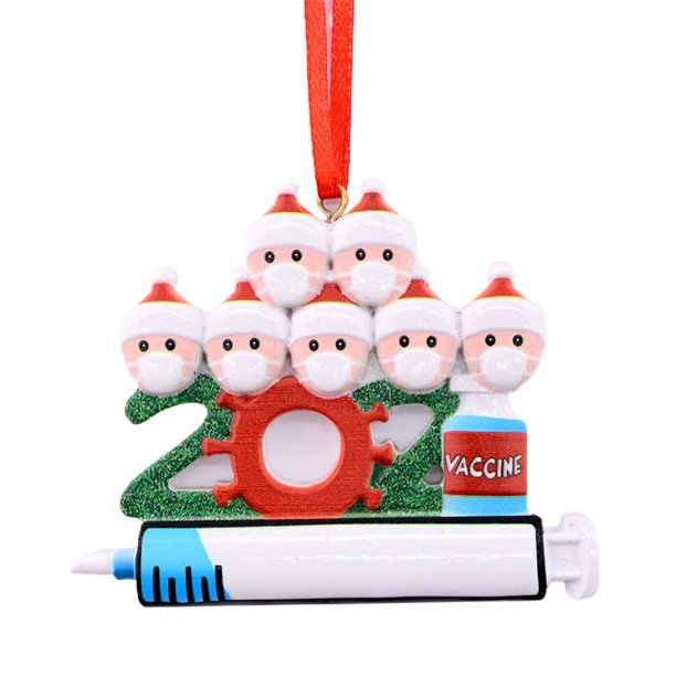 Árbol De Navidad De Resina Diy, Nombre Escrito A Mano, Decoración De Árbol De Bendición, Decoración De Árbol De Navidad, Cubierta Facial, Colgante De Muñeco De Nieve Minnieouse HA044549-07
