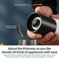 thumbnail image 2 of Riousery Electric Coffee Bean Grinder 5 Level Adjustable Portable Cordless Espresso Grinder with Detachable Ceramic Core and USB Charging (8.1 inches / 20.5 cm), 2 of 9