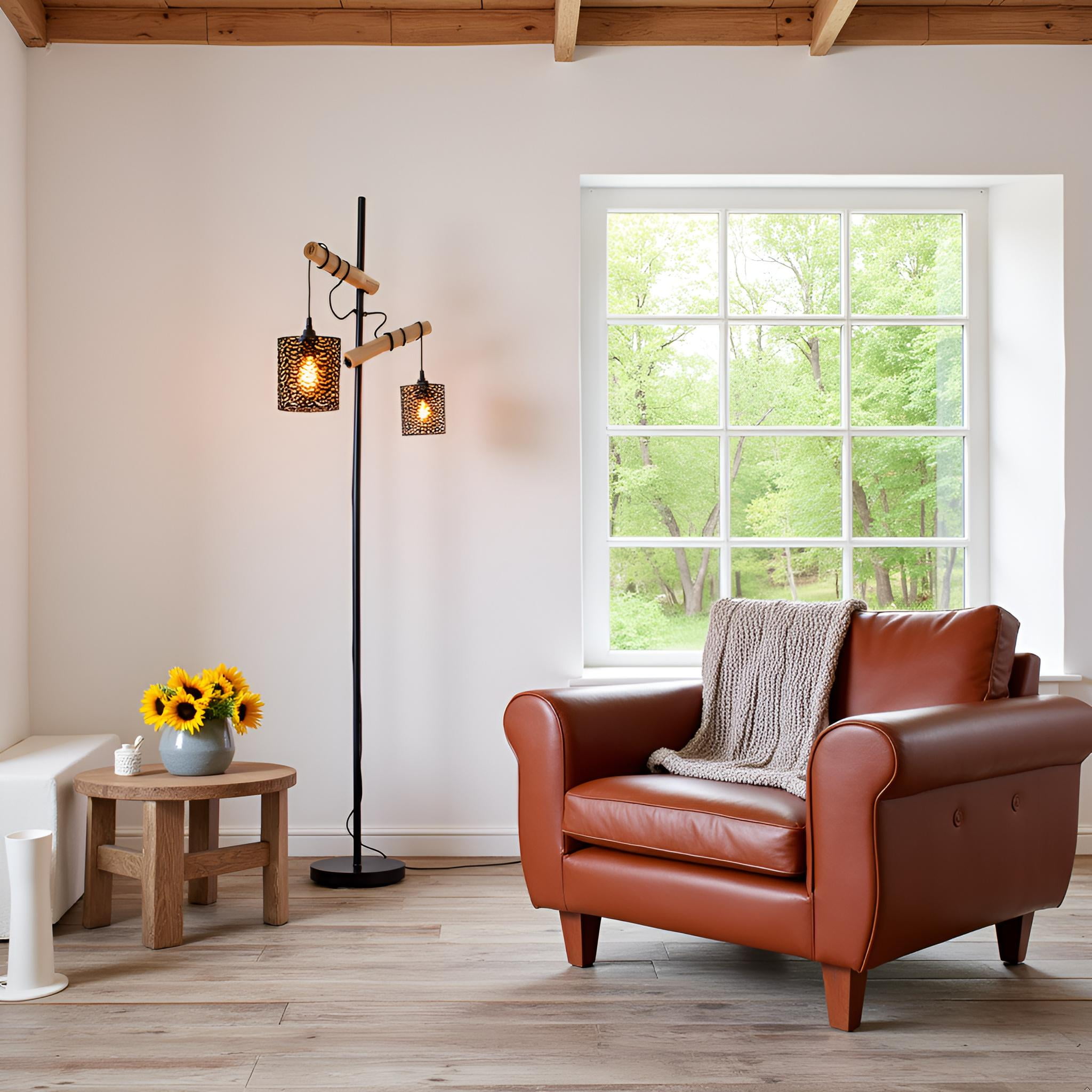 Woven Floor Lamp