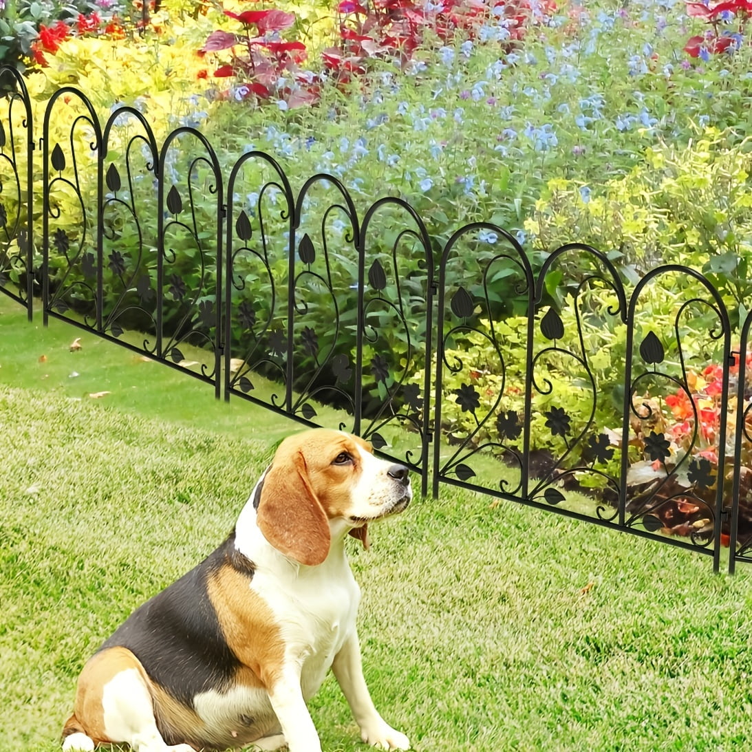 Unbranded Decorative Garden Fence Panel for Animals (5 Pack)