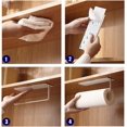 thumbnail image 5 of Kitchen Paper Towel Holder Under Cabinet - Toilet Roll Holder Wall Mounted Self Adhesive - Hanger Towel Rack , Refrigerator, 5 of 5