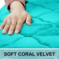 thumbnail image 3 of Buganda Memory Foam Bathroom Rugs, Ultra Soft and Absorbent Bath Mat, Thick Bath Rug for Bathroom Floor, 36x24, Teal, 3 of 10