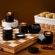 thumbnail image 4 of Frascos de vidrio Norme de 4 oz/120 ml con tapas a prueba de fugas, 36 unidades, negros, 4 of 6